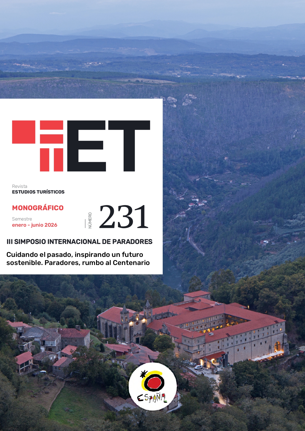Portada del número 231 con imagen del Monasterio de Santo Estevo de Ribas de Sil.